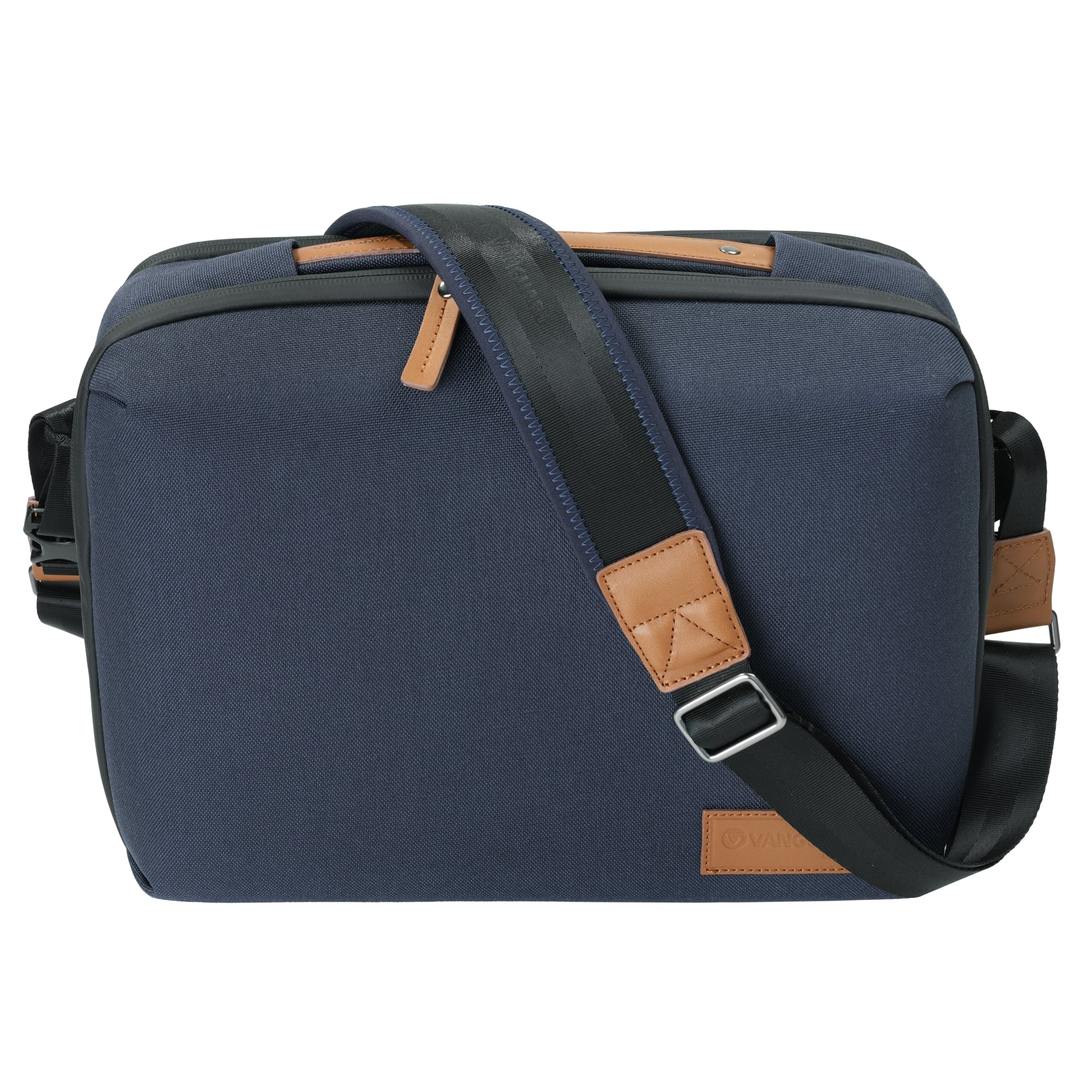 VEO City TP33 NV Tech Bag - Waterproof Laptop Backpack for Men & Women, Durable Travel Business Bag with USB Charging Port, Navy Blue - Perfect for Work, School, and Commuting