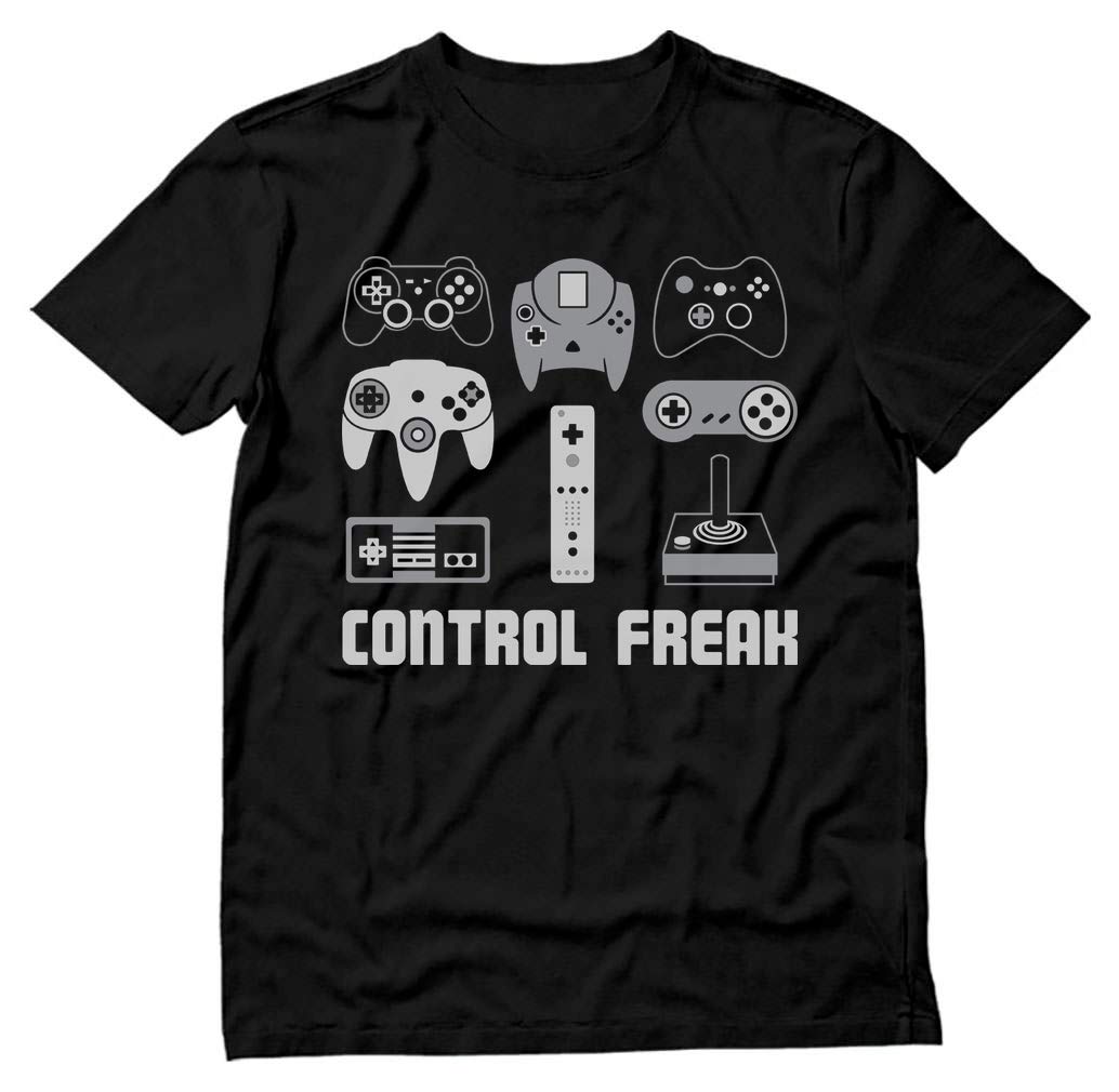 TeeStars - Funny Video Game Controller Gamer T-Shirt for Men & Women | Cool Gaming Graphic Tee for Casual Wear, Parties & Gamer Gifts