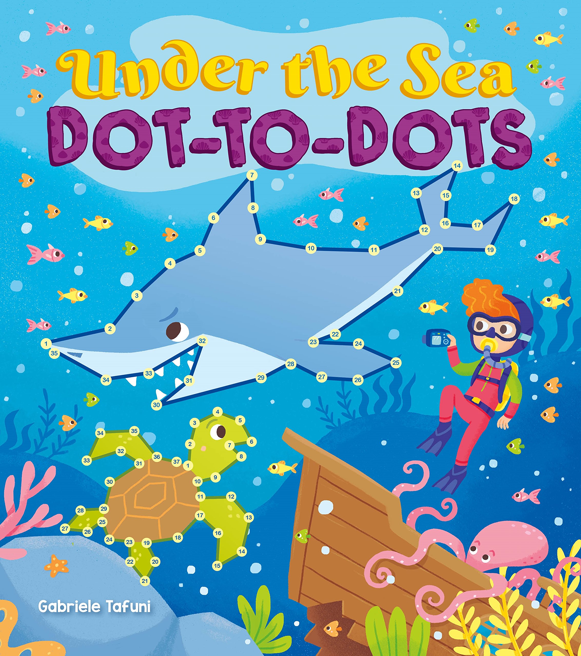 Under the Sea Dot-to-Dots Activity Book for Kids | Fun Ocean Animal Connect the Dots Puzzle | Perfect for Travel, Classroom & Homeschool Learning