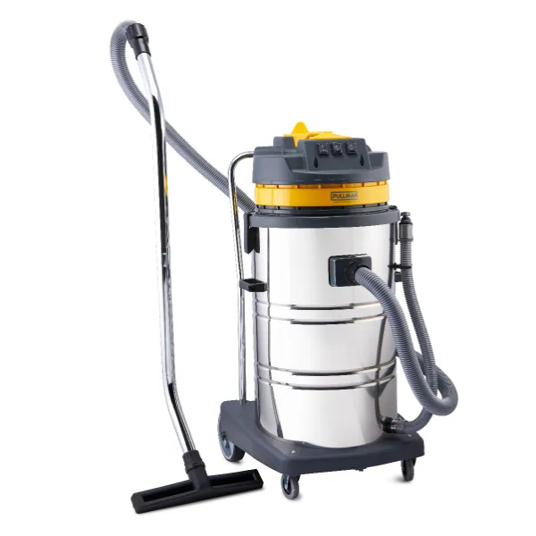Pullman CB80 SS 80L Wet/Dry Commercial Vacuum Cleaner - Heavy Duty Cleaning for Warehouses, Restaurants & Industrial Spaces