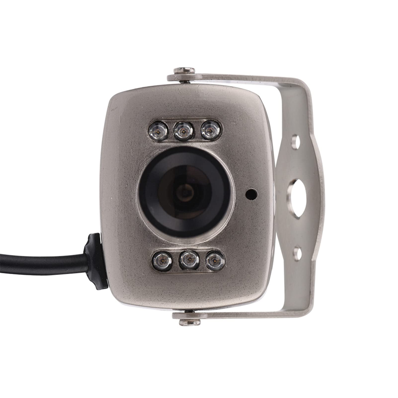 KOSDFOGE Mini 6LED Wired CCTV Security Camera with Night Vision - CMOS Digital Video Camera PAL/NTSC for Home Surveillance - Perfect for Indoor Monitoring, Baby Room Security & Pet Watching