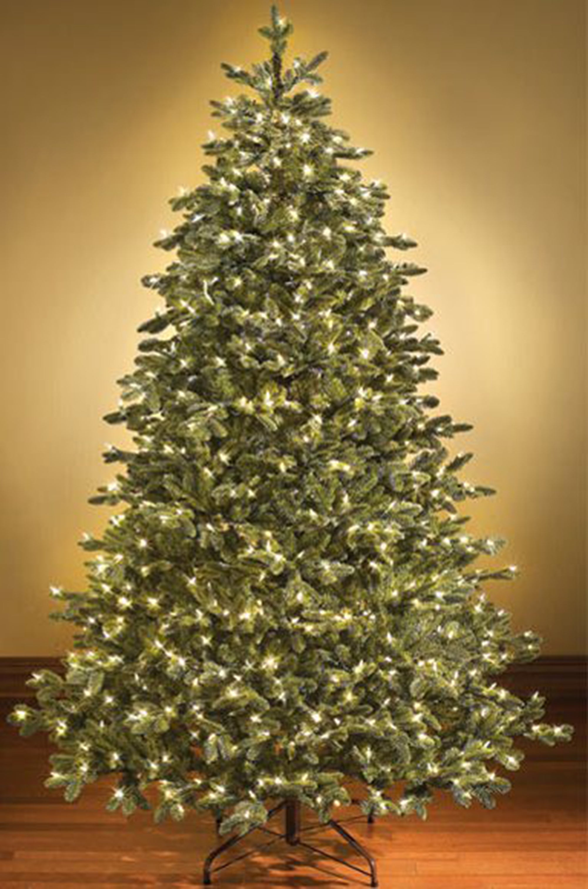 18' Sequoia Evergreen Artificial Christmas Tree with 800 Warm White LED Lights - Perfect for Holiday Home Decor, Office & Party Decoration