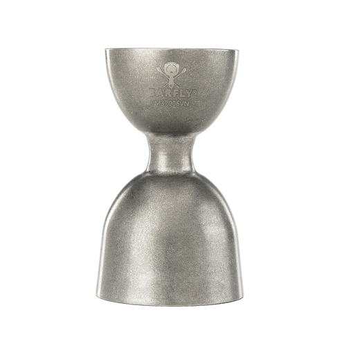 Barfly 1 Oz & 2 Oz Bell Jigger - Vintage Finish Cocktail Measuring Cup for Home Bar, Mixology & Professional Bartending - Perfect for Crafting Martinis, Old Fashioned & Whiskey Drinks