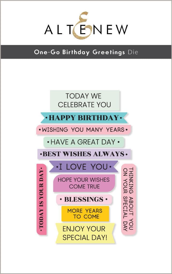 One Go Birthday Greetings Cards - Bulk Pack of 50 Unique Designs for Parties, Celebrations & Special Occasions - Perfect for Birthdays, Anniversaries & Thank You Notes