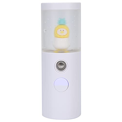 Portable USB Rechargeable Nano Facial Mister - Handheld Cool Mist Sprayer for Skin Hydration & Moisturizing | Cute Cartoon Design | Perfect for Travel, Office & Daily Skincare Routine