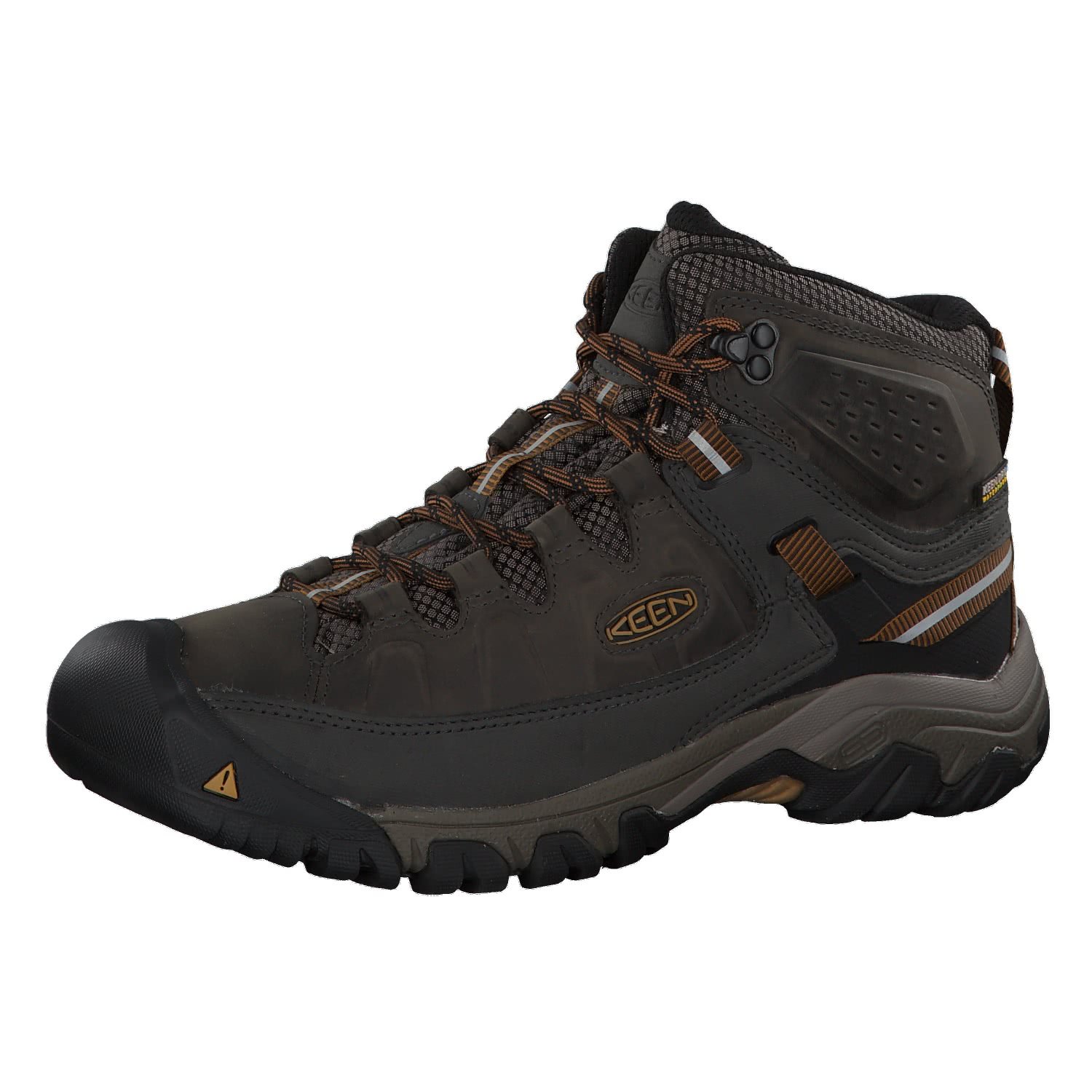 KEEN Men's Targhee 3 Mid Height Waterproof Hiking Boots - Lightweight Outdoor Trekking Shoes for Men - Perfect for Mountain Trails, Camping & Backpacking Adventures