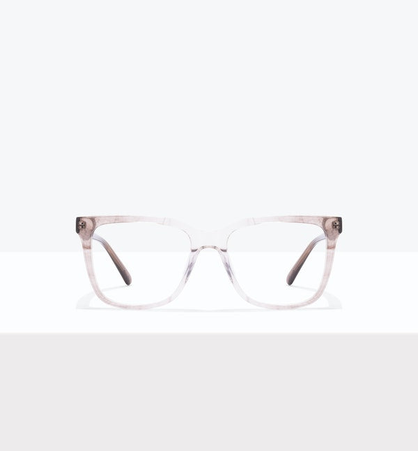 Stylish Oasis Eyeglasses for Men & Women - Lightweight Blue Light Blocking Glasses for Computer, Reading & Gaming - Trendy Prescription Eyewear Frames with UV Protection
