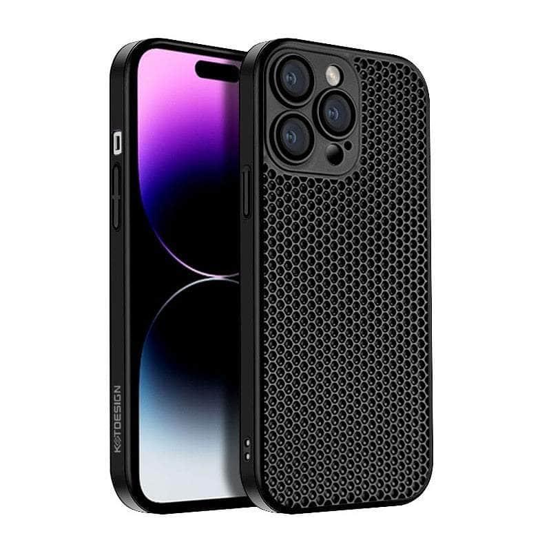 Premium Heat Dissipation Cooling Case for iPhone 15 Plus - Shockproof & Anti-Scratch Protection - Perfect for Gaming, Streaming & Heavy Usage