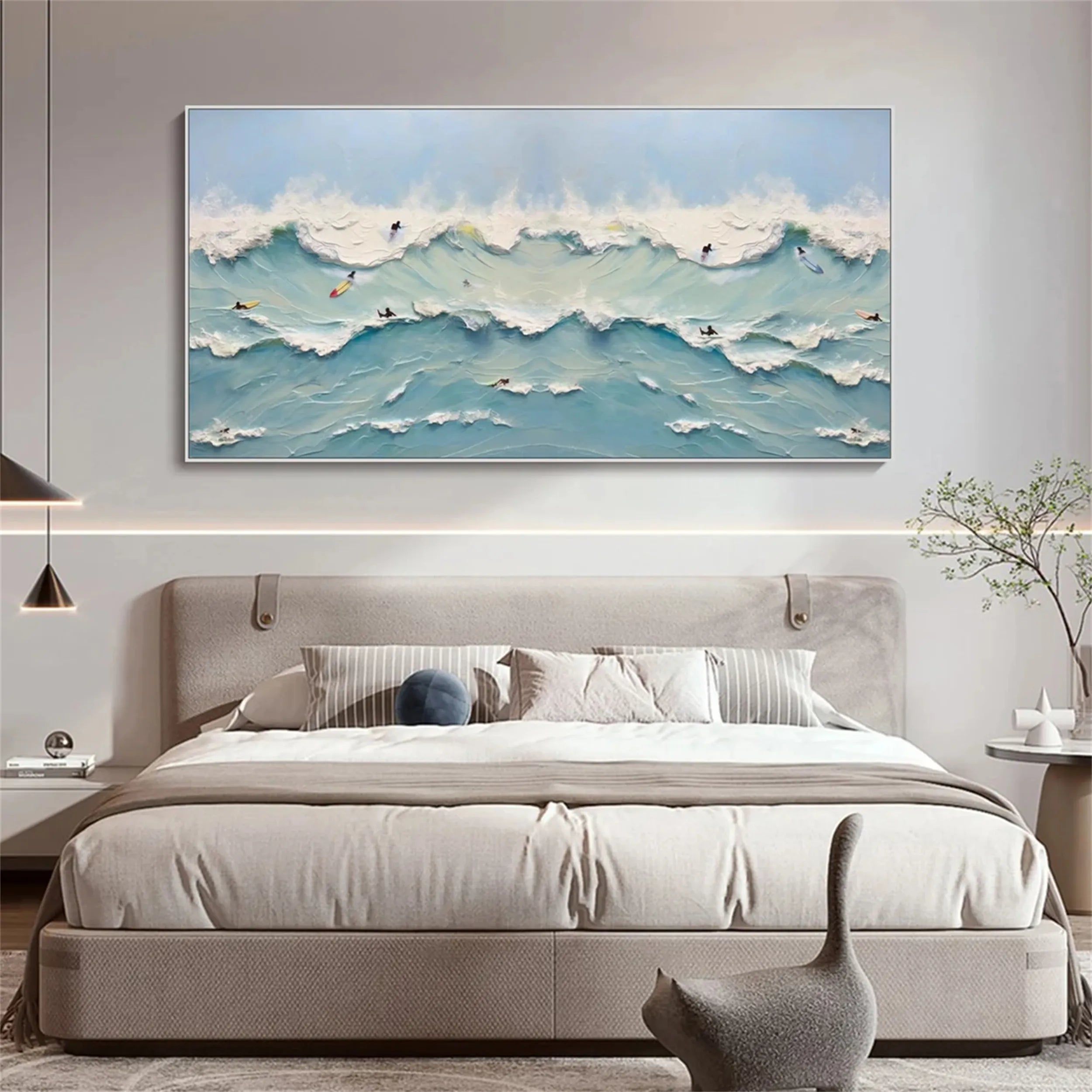 Ocean and Sky Painting #OS121 - Stunning Coastal Wall Art for Living Room, Bedroom & Office Decor