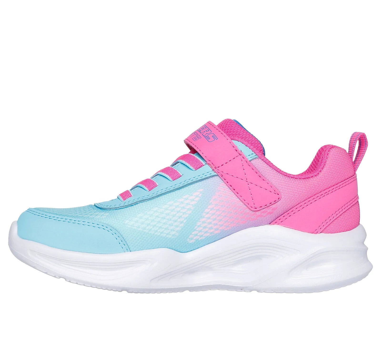 Skechers Turquoise Sola Glow S Lights Kids' Sneakers - Comfortable Light-Up Shoes for Girls & Boys - Perfect for School, Play & Outdoor Activities