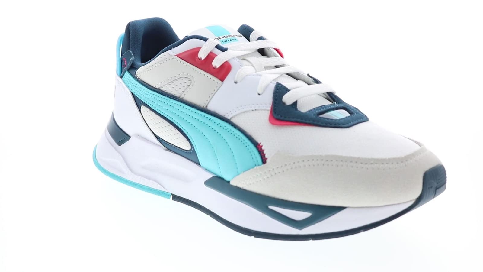 PUMA Men's Porsche Legacy Mirage Sport White Lifestyle Sneakers - Size 11.5 | Casual Walking Shoes for Men | Perfect for Gym, Running & Everyday Wear
