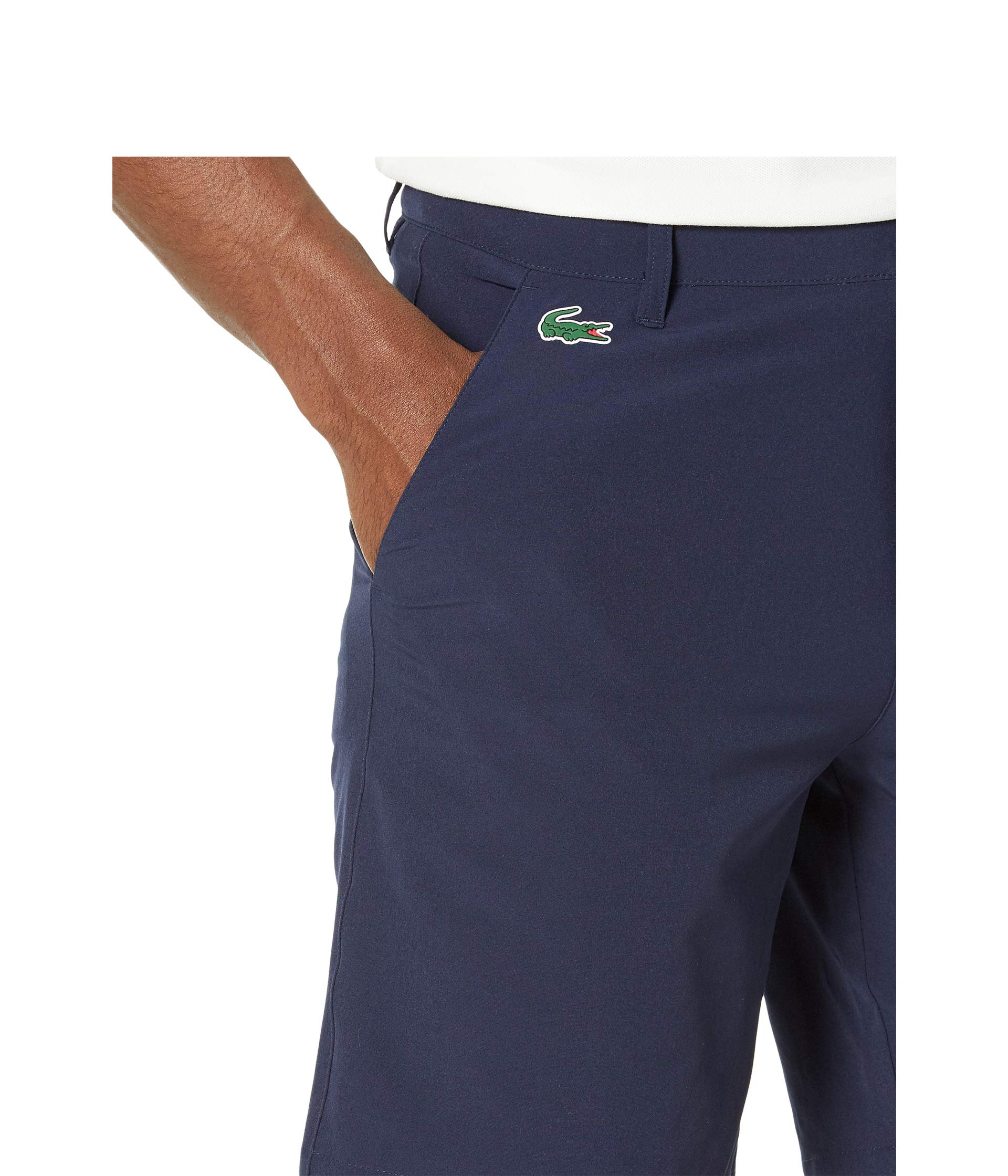 Lacoste Men's Lightweight Stretch Golf Shorts - Breathable Quick-Dry Athletic Shorts for Golf, Tennis & Casual Wear