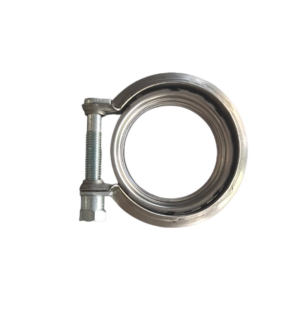 High-Quality Exhaust Flexible Joint Flex Pipe Tube with 2 Screw Clamps - Compatible with Mini Cooper S Presilencer Repair | Durable Automotive Exhaust System Replacement for Smooth Performance