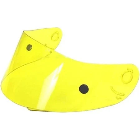 AGV Race X Motorcycle Helmet Visor - Anti-Scratch & Anti-Fog Yellow Lens for Racing & Street Riding