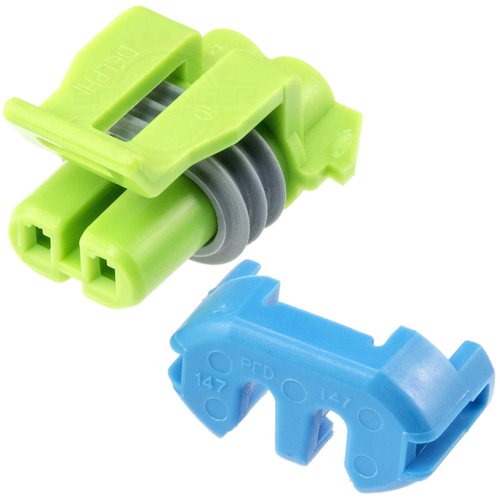 Ballenger Motorsports - 2 Way GM Ambient Air Temperature Sensor & AIR Solenoid Connector Plug Assembly - Compatible with Chevy, GMC, Cadillac - Perfect for Engine Repairs & Performance Upgrades