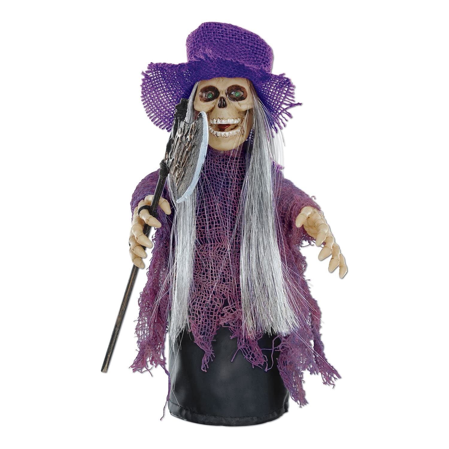 Spinning Screaming Demon Halloween Party Prop - Scary Decoration for Haunted Houses & Costume Parties (1 Count, Batteries Not Included)