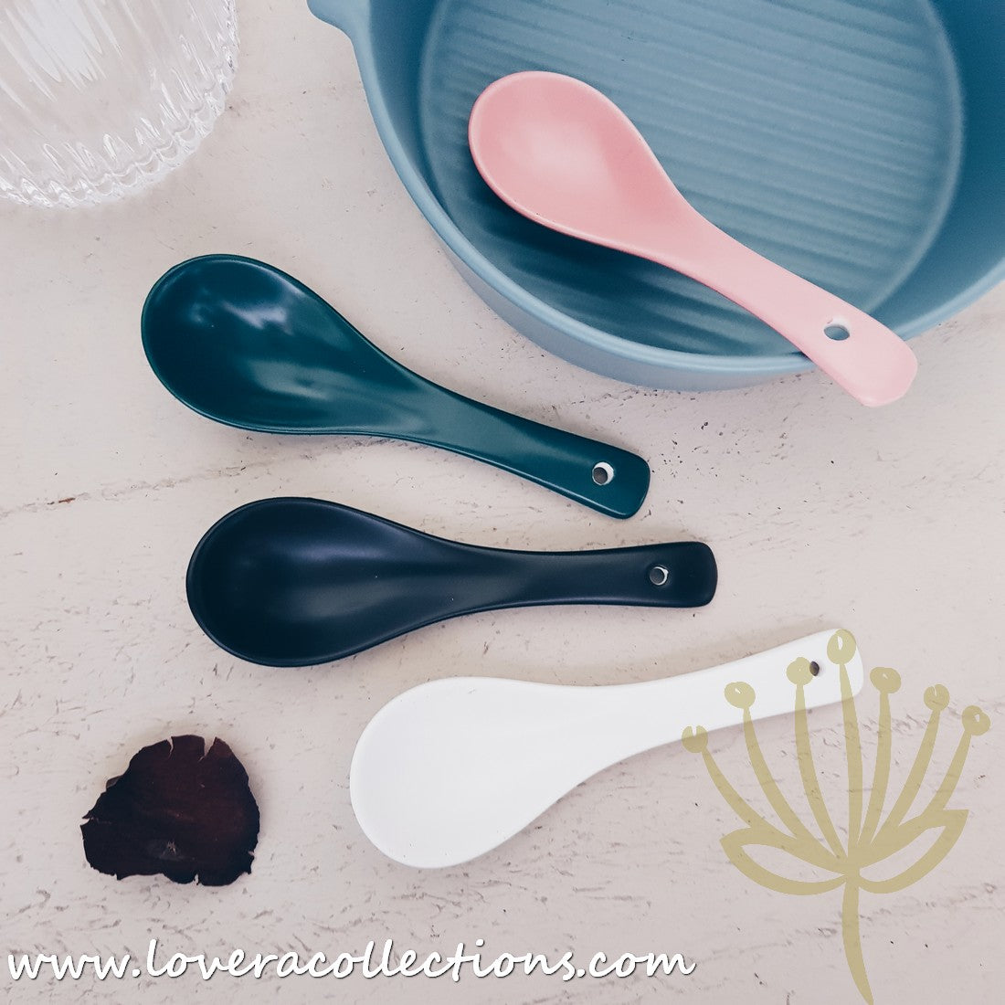 Premium Kalours Rice Scoops, Soup Spoons & Soup Ladles Set - 3-Piece Stainless Steel Kitchen Utensils for Serving, Cooking & Meal Prep - Perfect for Restaurants, Catering & Home Dining