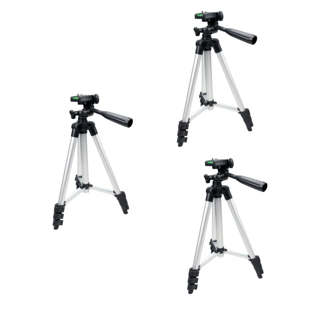 Hemobllo 3-Pack 360° Adjustable Phone Stand, Tablet Holder & Tripod for iPhone, Samsung, iPad - Perfect for Video Calls, Streaming, and Photography