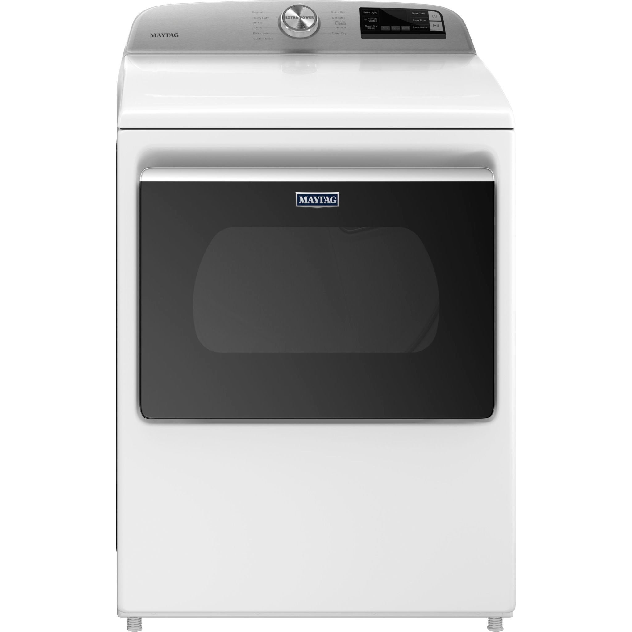 Maytag YMED6230HW 7.0 Cu. Ft. White Electric Dryer - Energy Efficient, Large Capacity for Family Laundry & Bulk Loads