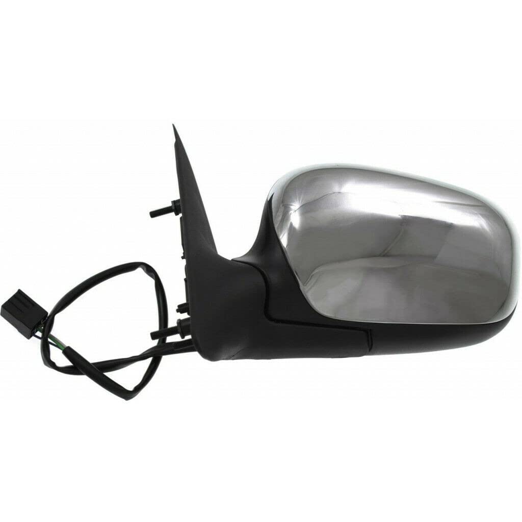 1998-2008 Mercury Grand Marquis Driver Side Power Rearview Mirror Replacement - Non-Heated with Cover - Fits FO1320415 & 6W7Z17683AA-PFM - Perfect for Daily Driving & Parking Assistance