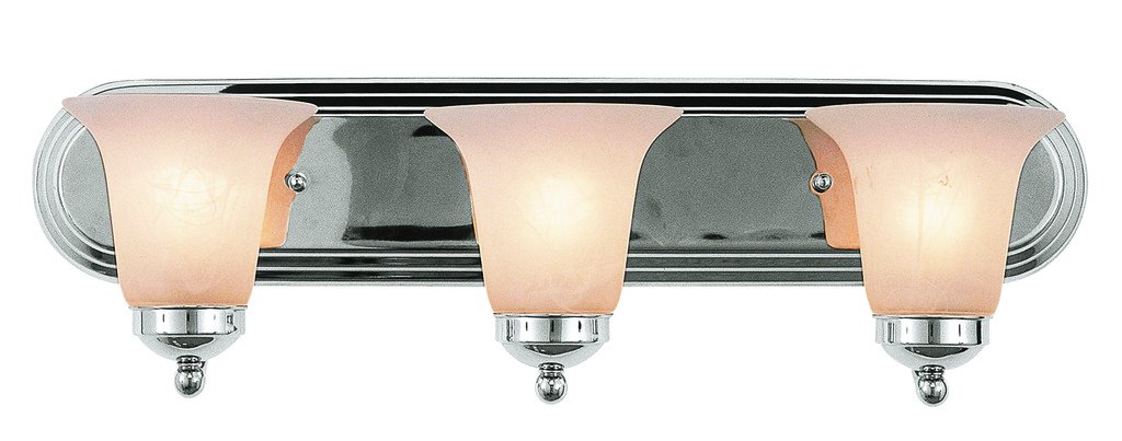 Morgan House 3-Light Chrome Bathroom Vanity Light Bar - Perfect for Modern Bathroom, Powder Room & Dressing Area Lighting