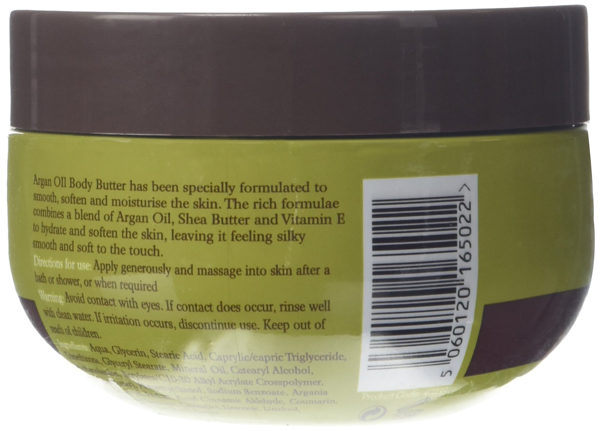 Pure Moroccan Argan Oil Body Butter - 250ml Deep Hydration for Dry Skin | Natural Moisturizer for Face, Hands & Body | Vegan & Cruelty-Free Skincare for Daily Use