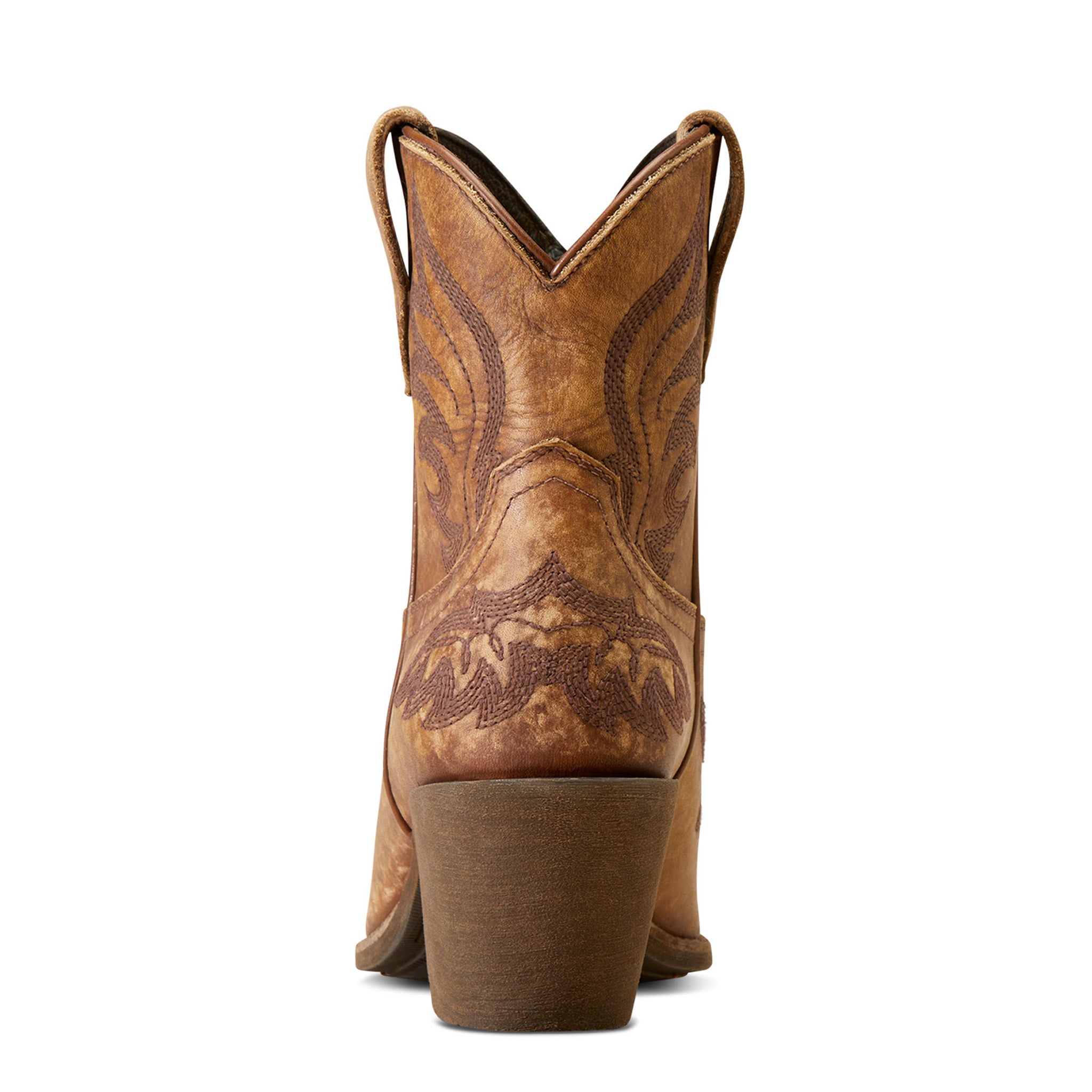 Ariat Women's Chandler Distressed Brown Ankle Boots - Comfortable Western Style Booties for Cowgirls, Rodeo & Casual Wear