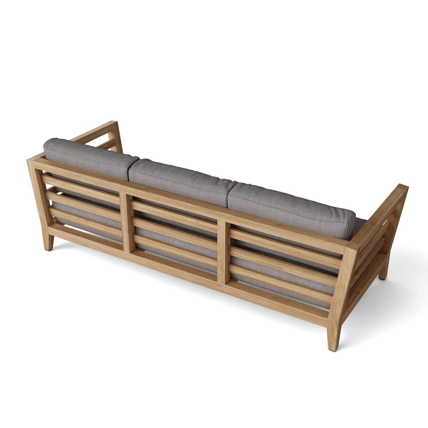 Anderson Teak DS-833 Cordoba 3-Seater Outdoor Bench Sofa in Golden Honey Teak - Perfect for Patio, Garden, Poolside & Backyard Relaxation