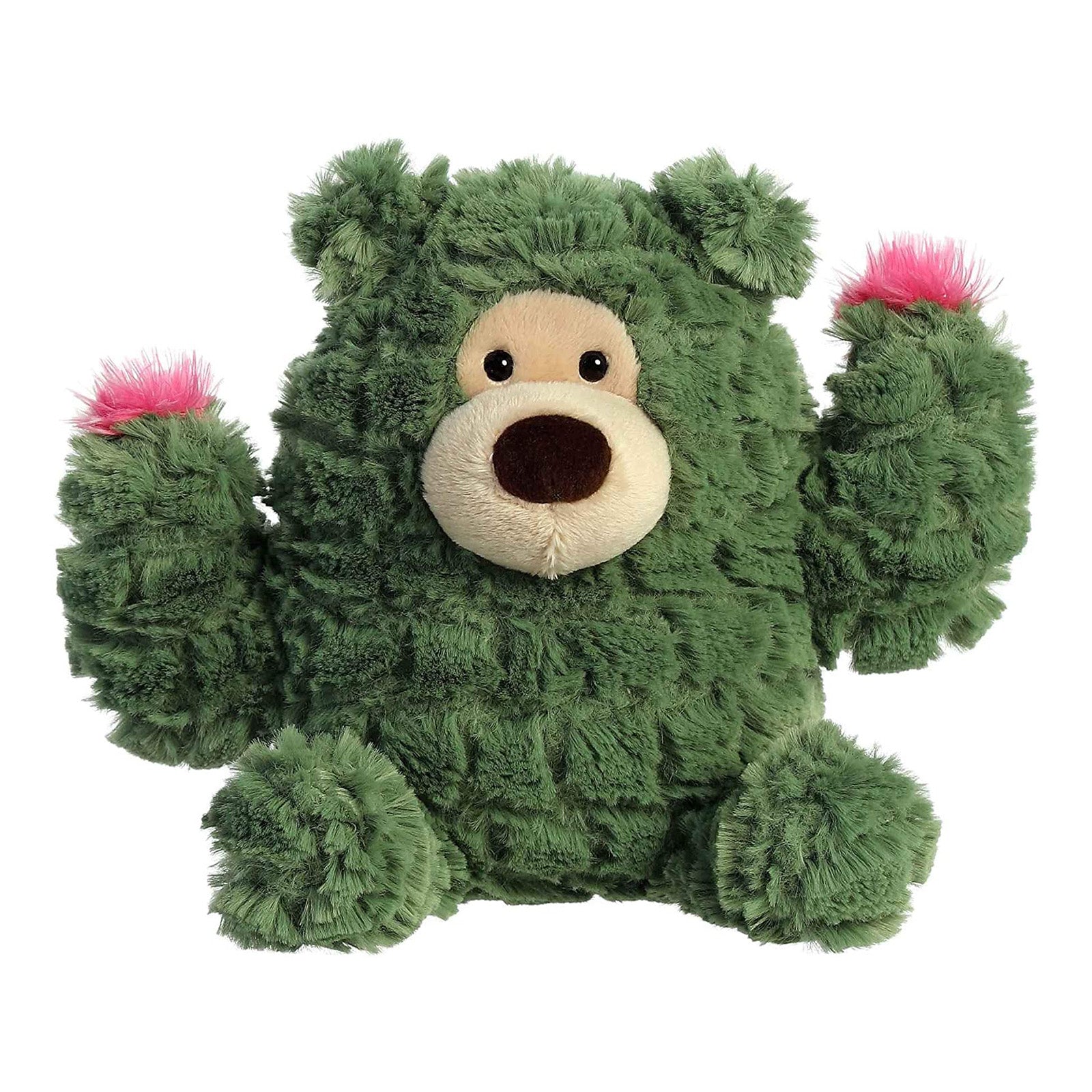 Aurora Cactus Bear 7.5 Inch Soft Plush Stuffed Animal Toy - Cute Cactus-Themed Teddy for Kids' Bedroom Decor, Birthday Gifts & Nursery Room Styling
