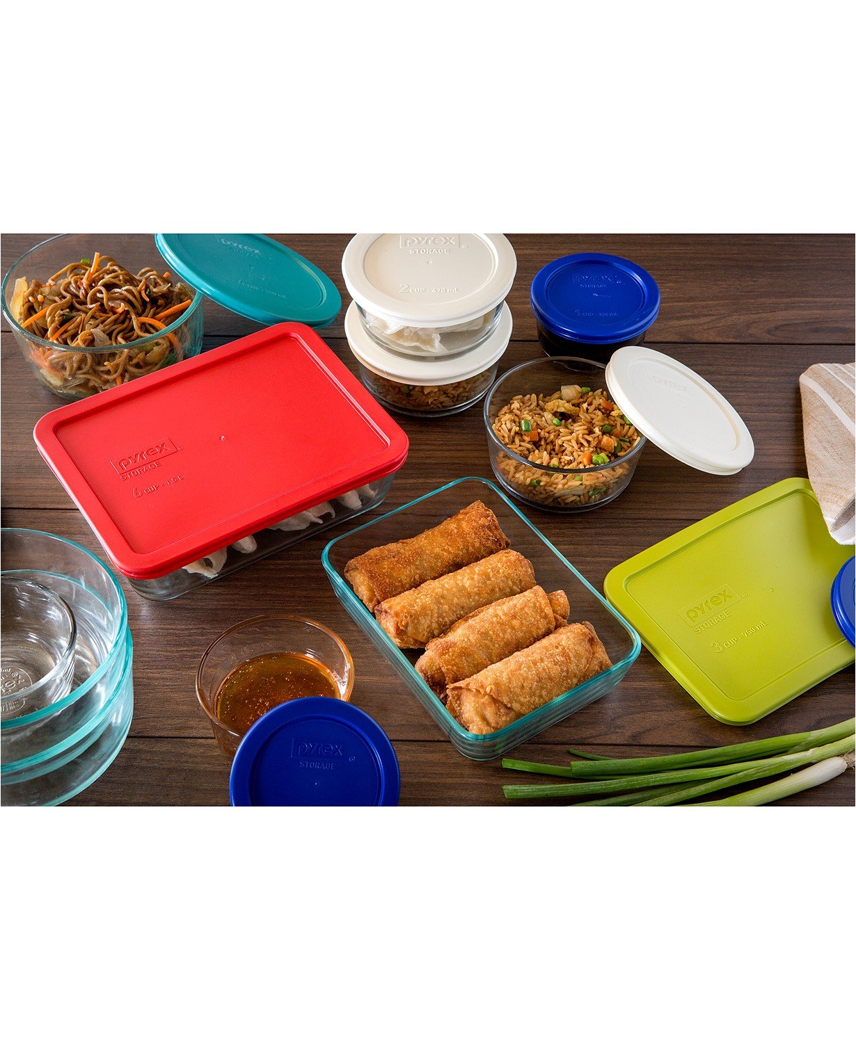 Pyrex 22-Piece Glass Food Storage Containers Set with Lids - Airtight, BPA-Free, Microwave & Freezer Safe - Perfect for Meal Prep, Leftovers & Pantry Organization