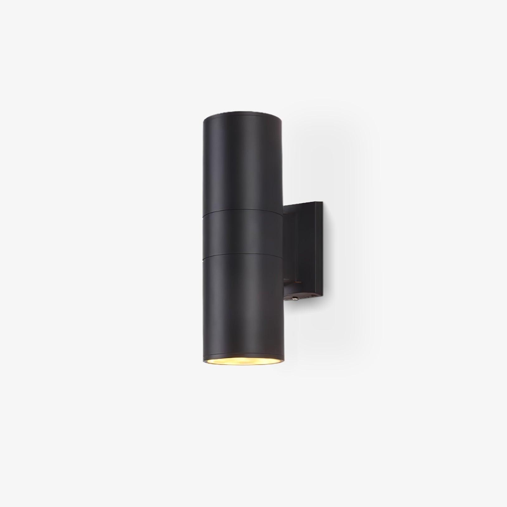Modern Cylindrical Outdoor Wall Light - Weatherproof LED Sconce for Porch, Patio & Garden - Durable Exterior Lighting for Home & Commercial Use