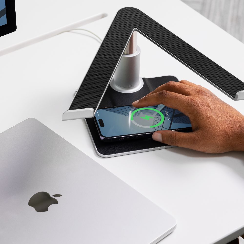 Twelve South HiRise Pro Adjustable Laptop Stand for MacBook & Notebooks - Ergonomic Desktop Riser for Home Office & Workspace Setup