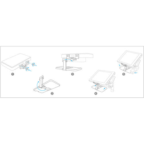 PGYTECH CrystalSky Remote Controller Mounting Bracket for DJI Mavic & Spark Drones - Perfect for Aerial Photography & Filming Adventures