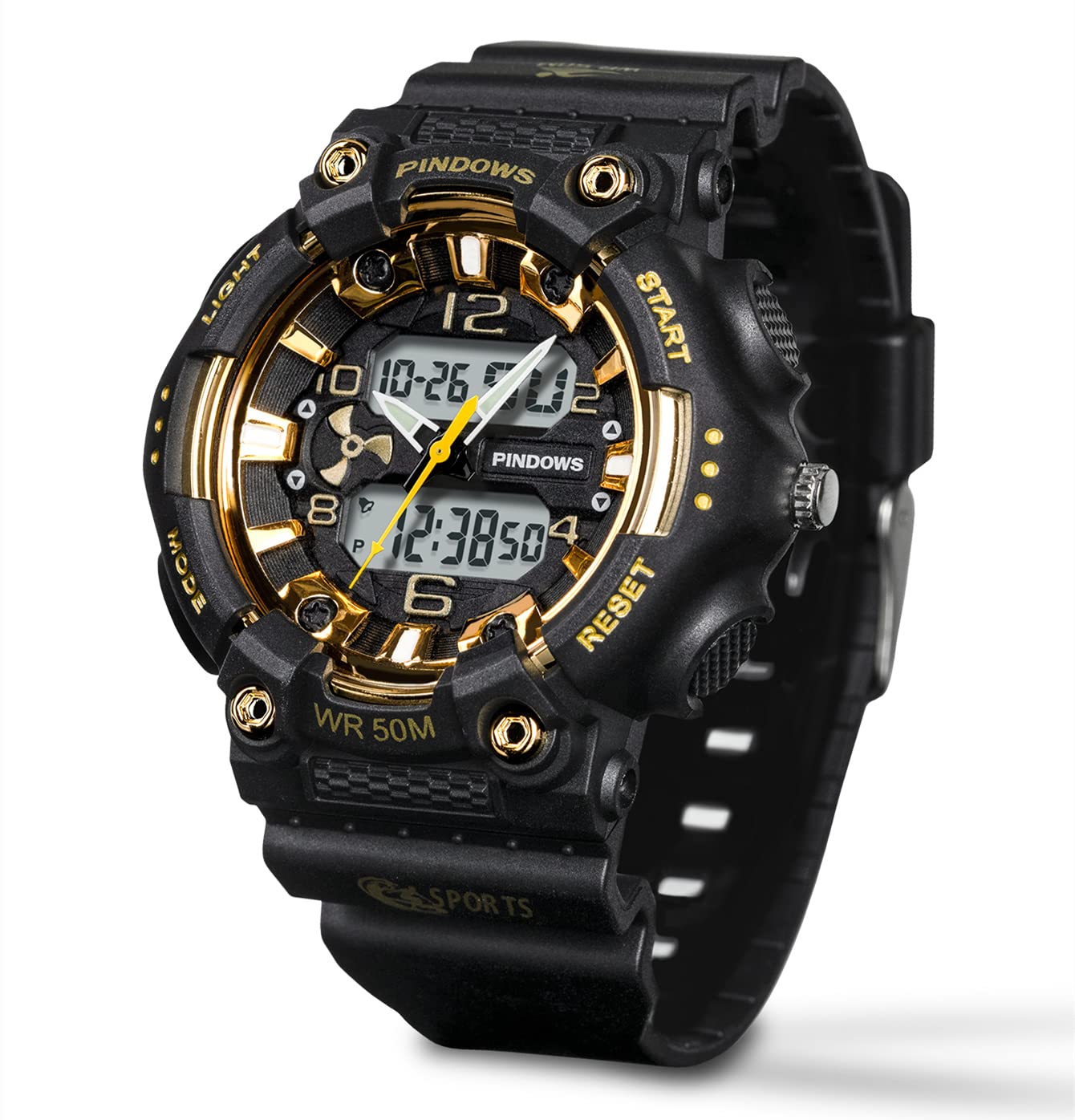 **Women's Digital Sports Watch with Dual Display, Alarm, Stopwatch & Waterproof - Stylish Multi-Functional Wristwatch for Teens & Active Women - Perfect for Running, Gym & Outdoor Activities**