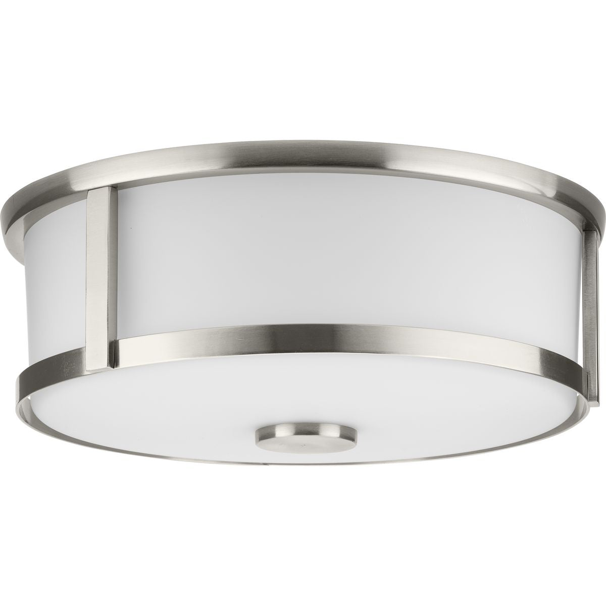 Gilliam Collection 12 5/8 Inch Two-Light Flush Mount Ceiling Light Fixture - P350254 - Perfect for Bedroom, Hallway & Small Space Lighting