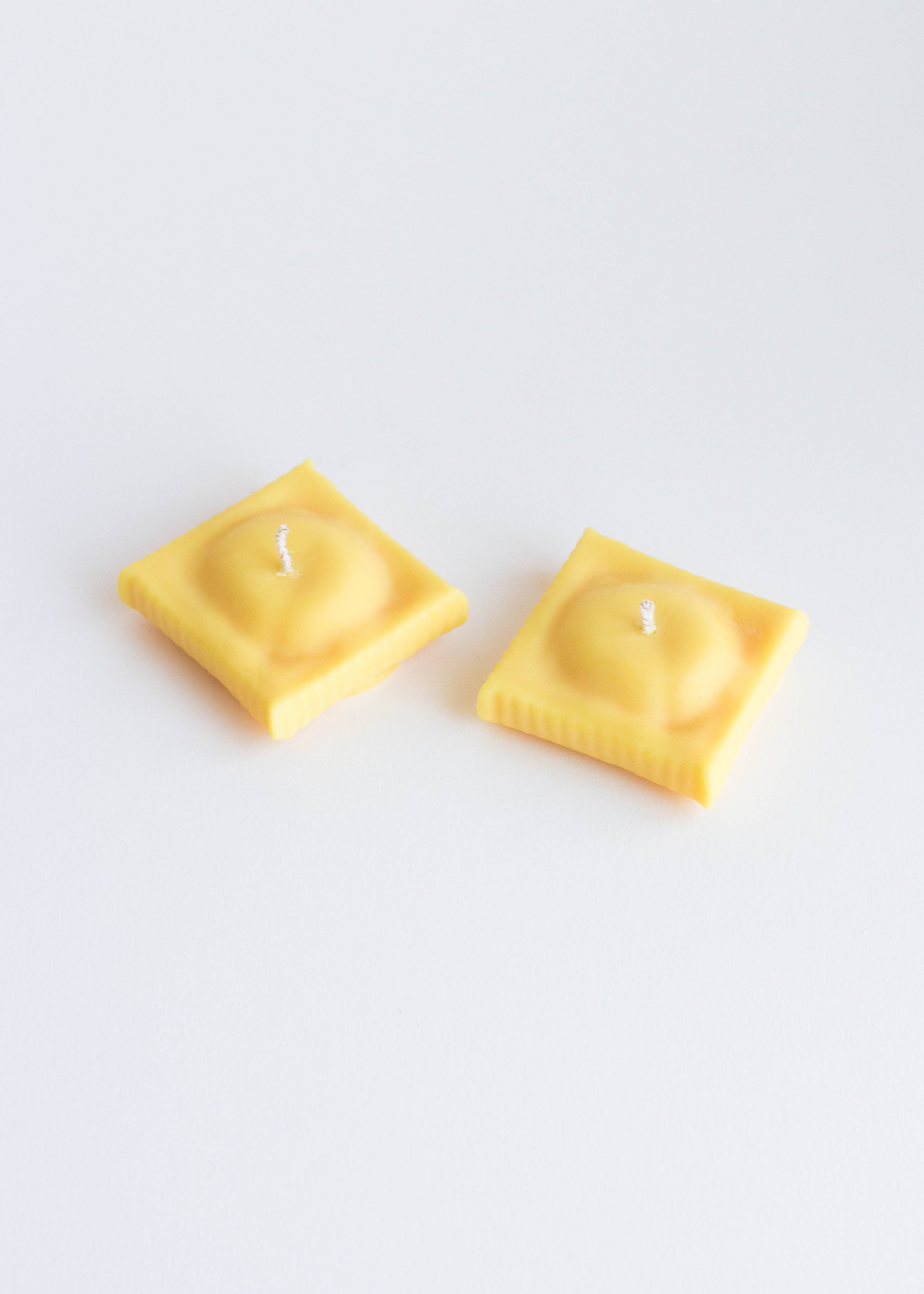 Ravioli Duo Scented Candle - Handmade Italian Pasta Inspired Aromatherapy Candle for Home, Kitchen & Dining Room Decor | Perfect Gift for Foodies & Candle Lovers