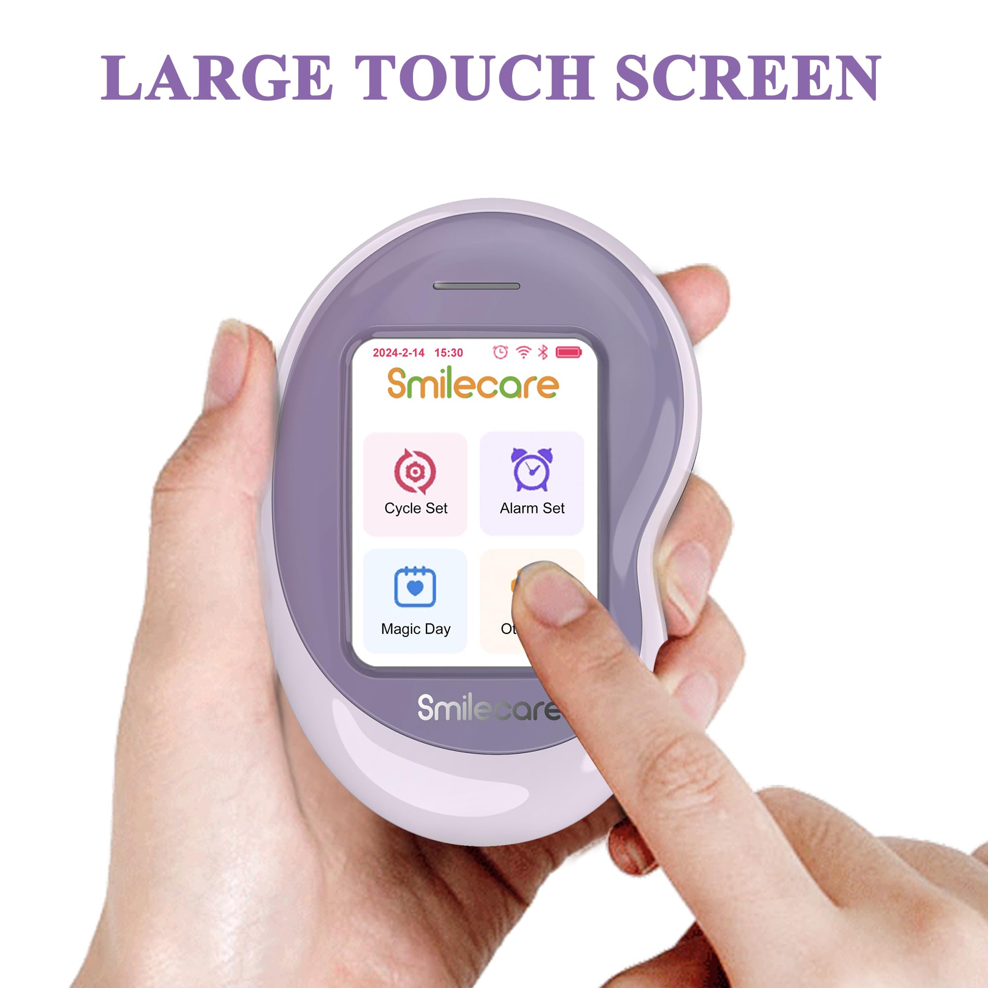 2-in-1 Fertility Monitor Kit with 20 Ovulation & 5 Pregnancy Test Strips - Smart App Tracking for Women Trying to Conceive (TTC) - Perfect for Home Use, Family Planning & Pregnancy Preparation