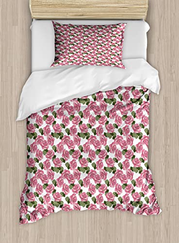 Pale Pink Olive Green