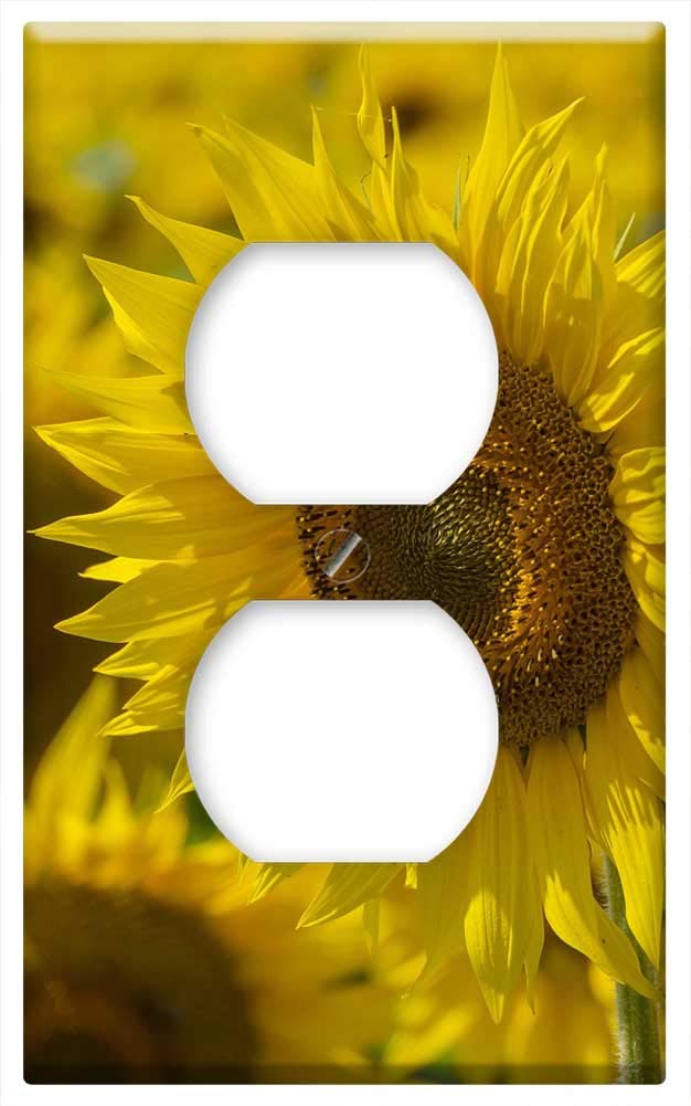 Sunflower Switch Plate Cover - Summer Light Decor for Home