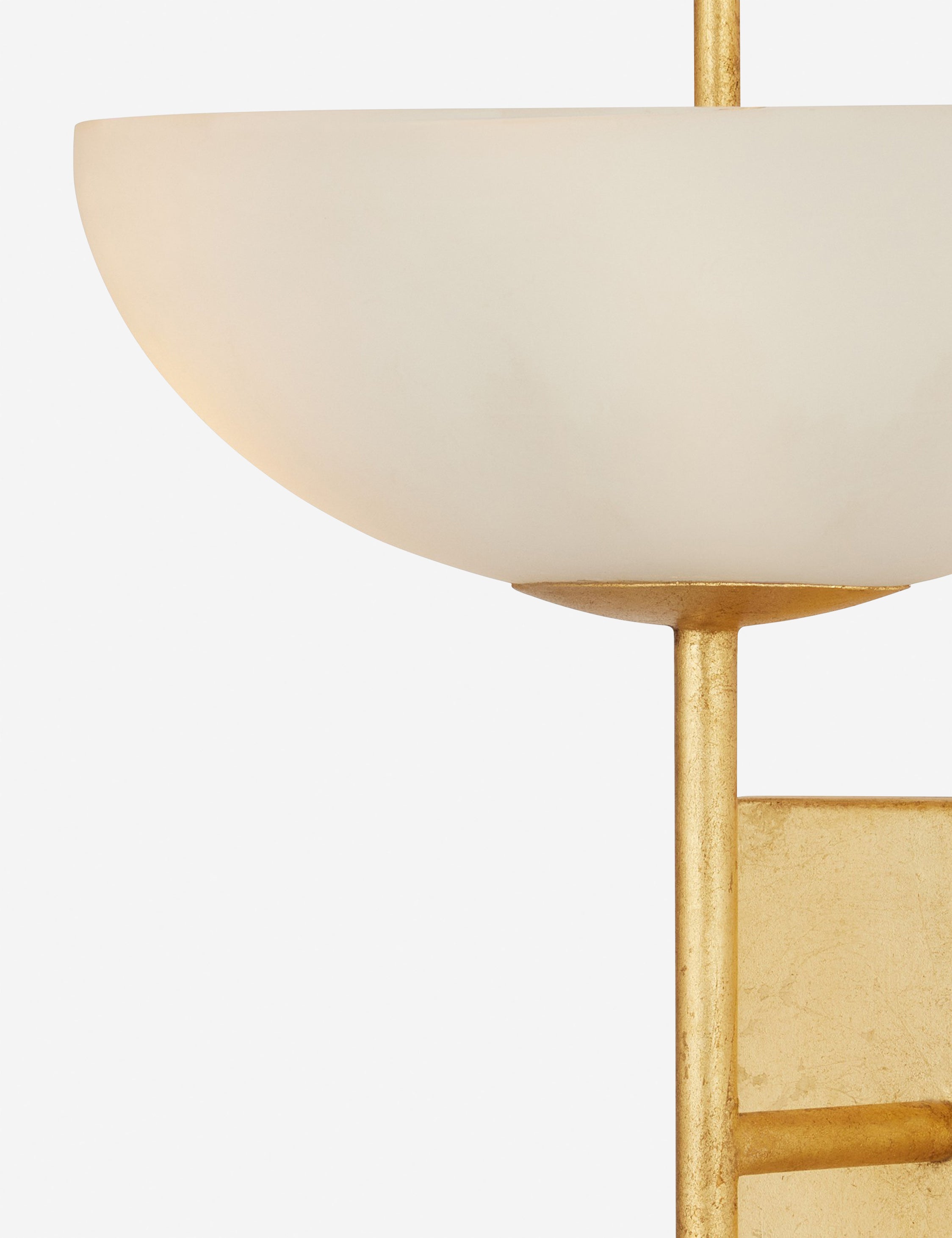 Clarence Sconce Wall Light - Modern Brass Wall Sconce for Bedroom, Living Room & Hallway Lighting