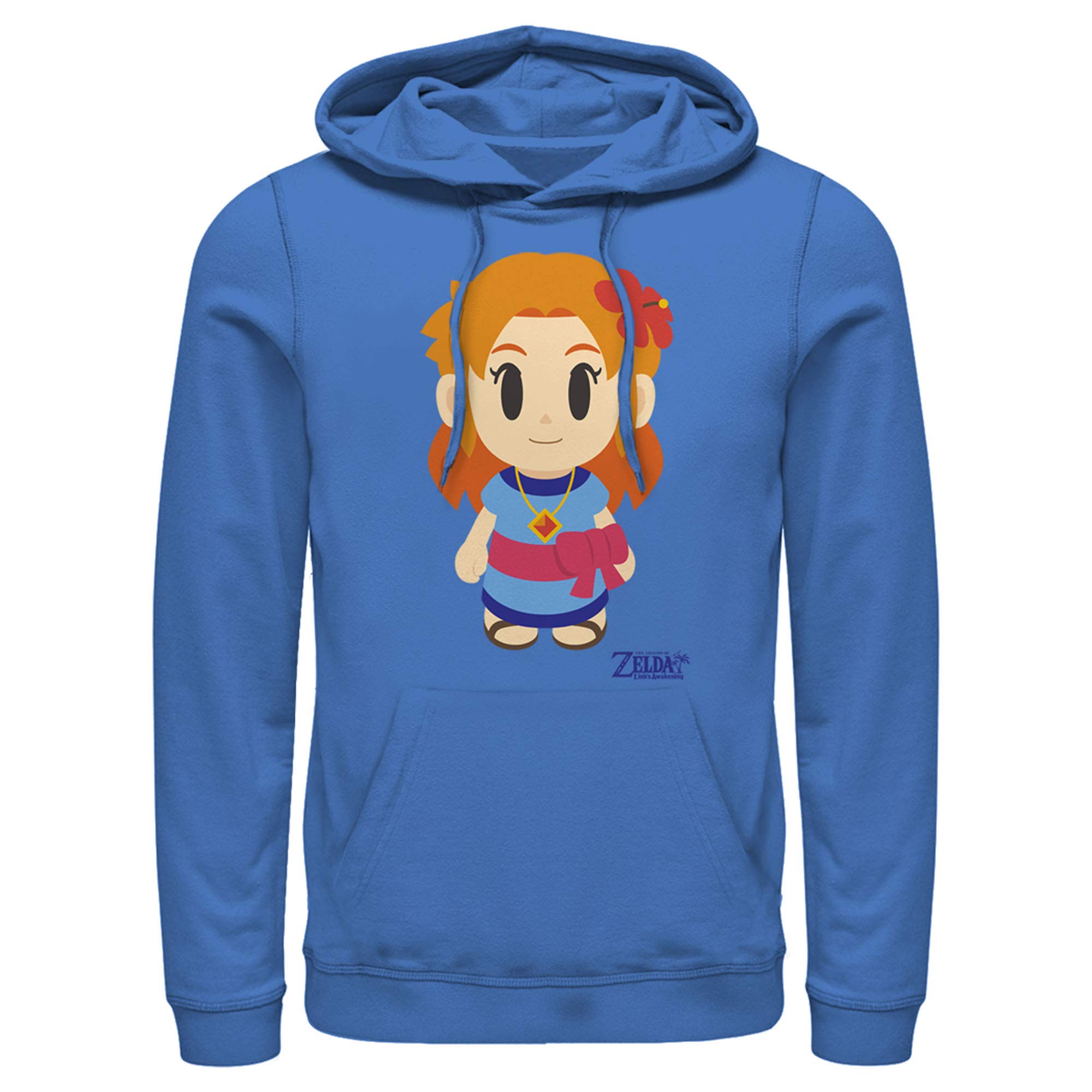 Nintendo Legend of Zelda Link's Awakening Marin Hoodie for Men - Cozy Pullover Sweatshirt with Game Character Design - Perfect for Gaming, Cosplay & Casual Wear
