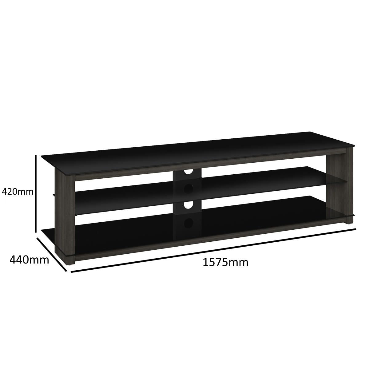 Urban Style MAESTRO 1600 Modern TV Stand - Stylish Entertainment Center for Living Room, Home Theater & Media Storage