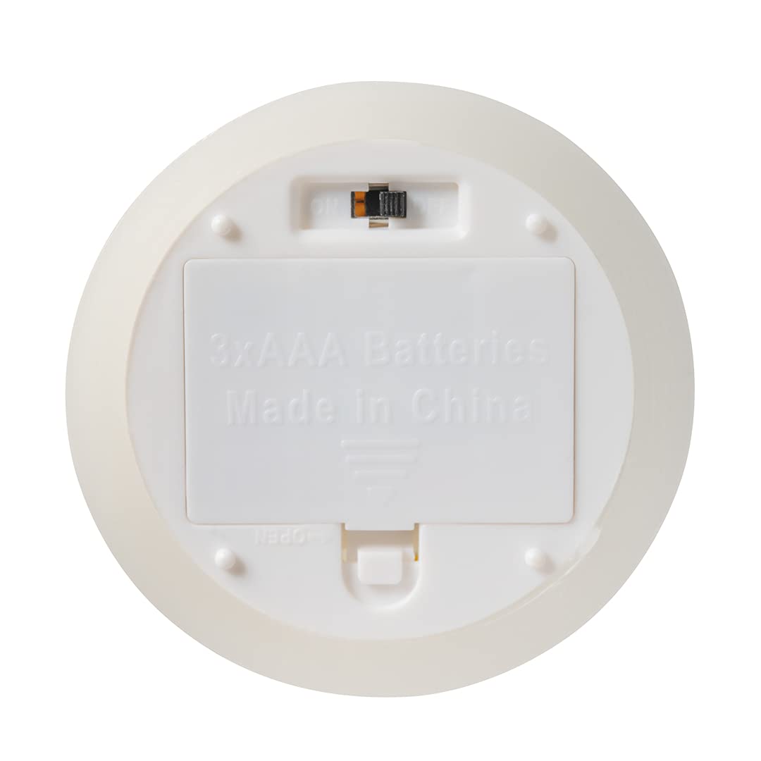 Restaurantware 3 x 8.7 Inch Flameless LED Pillar Candles - 10 Pack Programmable Dancing Flame, Real Wax Battery Operated Candles for Weddings, Parties & Home Decor (White, Remote Sold Separately) - Perfect for Centerpieces, Romantic Dinners & Holiday Decorations