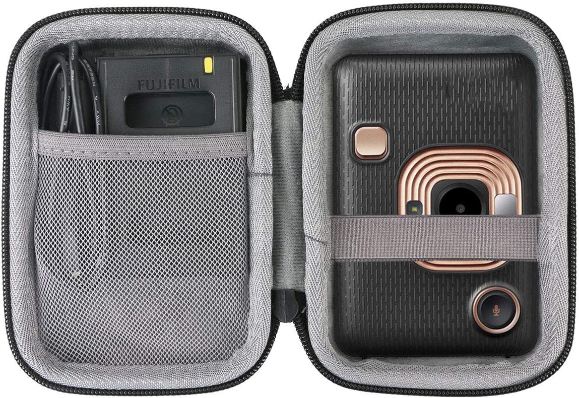 Instax Mini LiPlay Hard Travel Case - Durable 2-in-1 Hybrid Storage for Instant Photo Printer & Camera | Perfect for Vacation, Parties & On-the-Go Protection