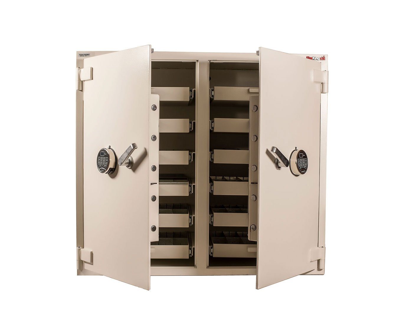 Cennox B3641WD2 FK1 Double Door Pharmacy Safe - Secure Medication Storage for Hospitals, Clinics & Pharmacies - Heavy Duty Steel Construction with Digital Lock