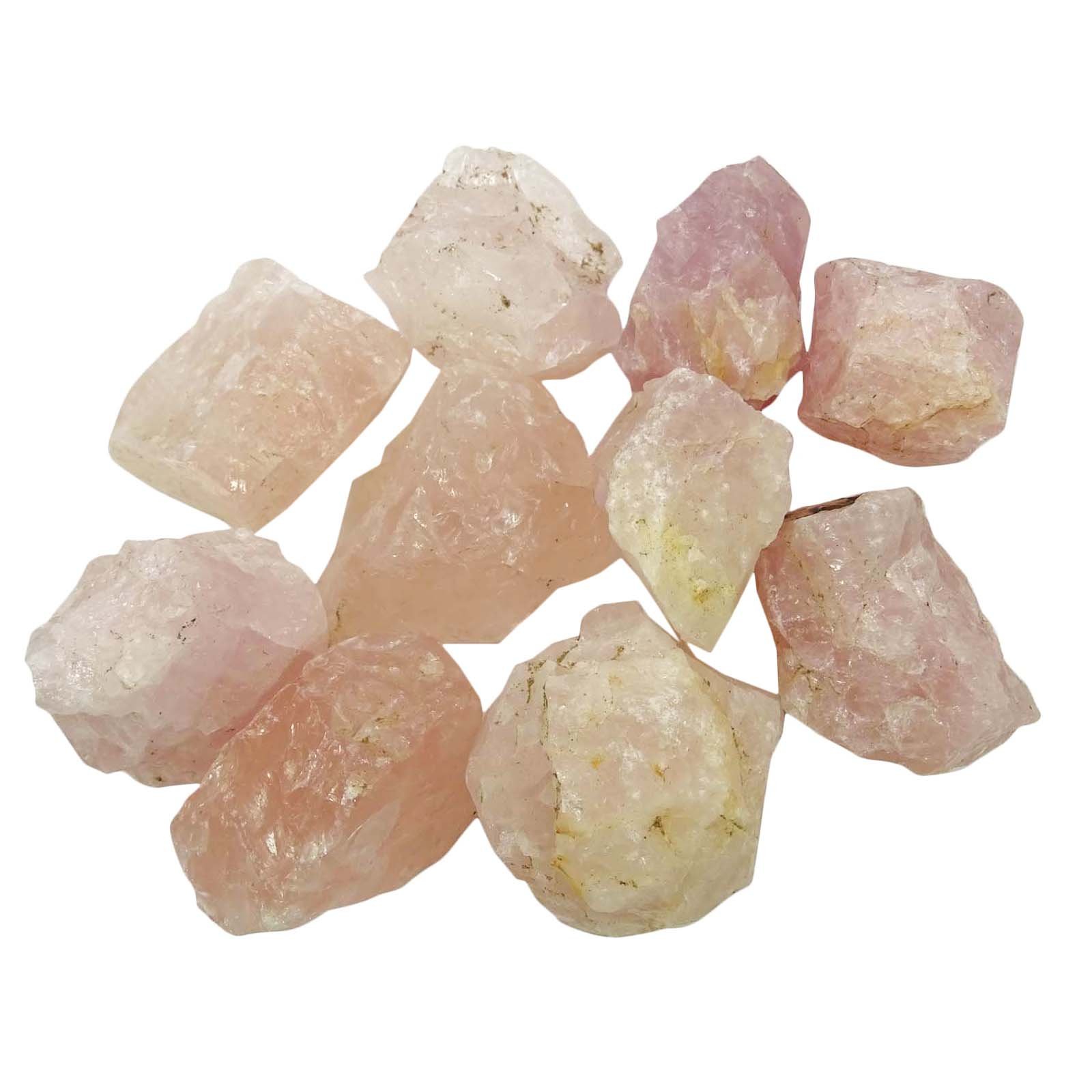 Natural Raw Rose Quartz Stones Wholesale - Assorted Sizes for Reiki Healing, Chakra Balancing & Crystal Therapy | Bulk Healing Crystals for Meditation, Home Decor & Spiritual Gifts
