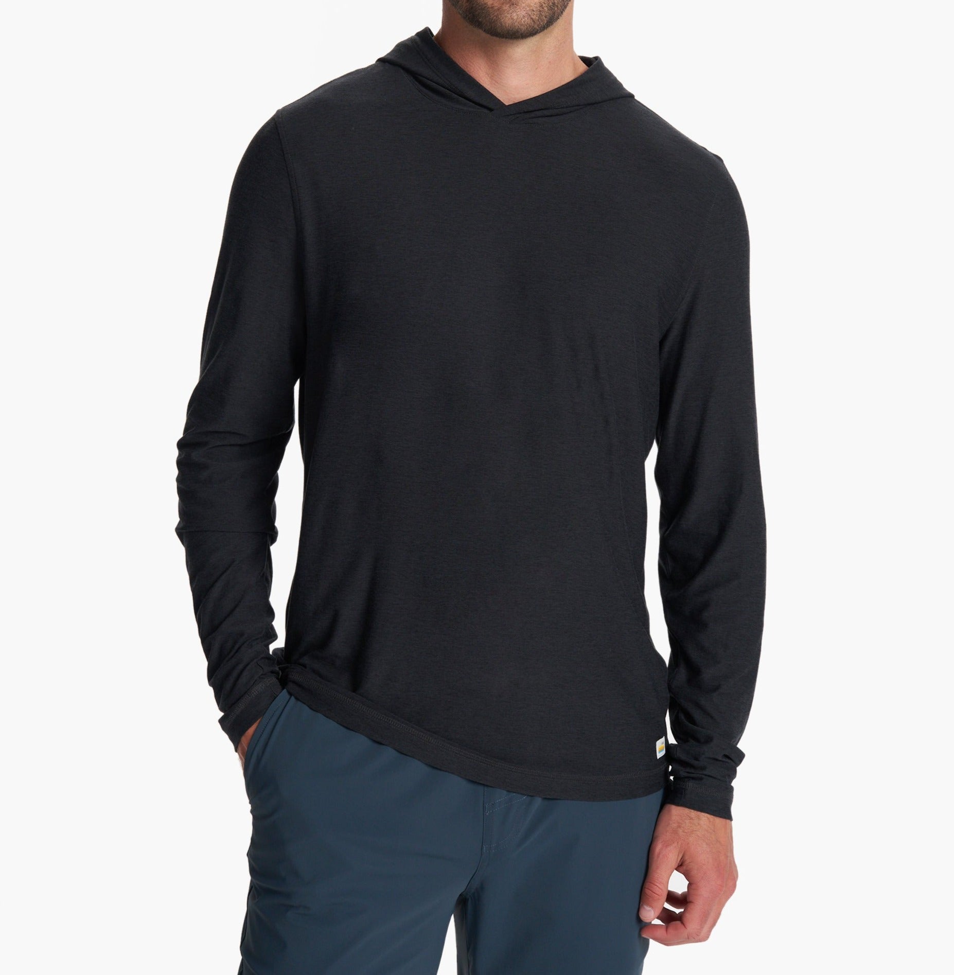 Vuori Strato Tech Hoodie for Men & Women - Lightweight Performance Pullover with Moisture-Wicking Fabric - Perfect for Running, Gym Workouts & Outdoor Activities
