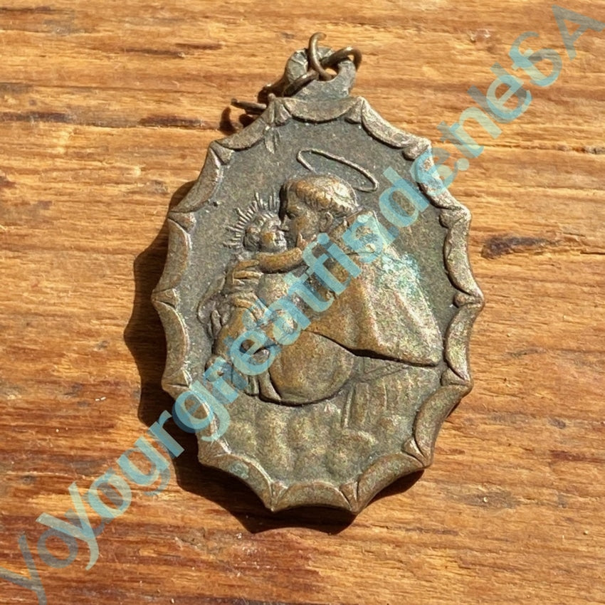 Vintage Copper Catholic Devotional Metal Pendant Necklace - Religious Cross Charm for Women & Men - Perfect for Church, Prayer & Spiritual Gifts