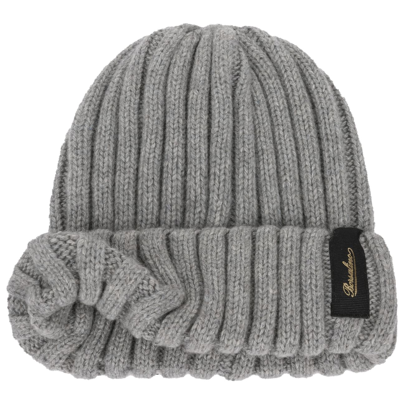 Luxury Borsalino Cashmere Beanie Hat for Men & Women - Soft Winter Warm Knit Hat for Skiing, Hiking & Outdoor Activities