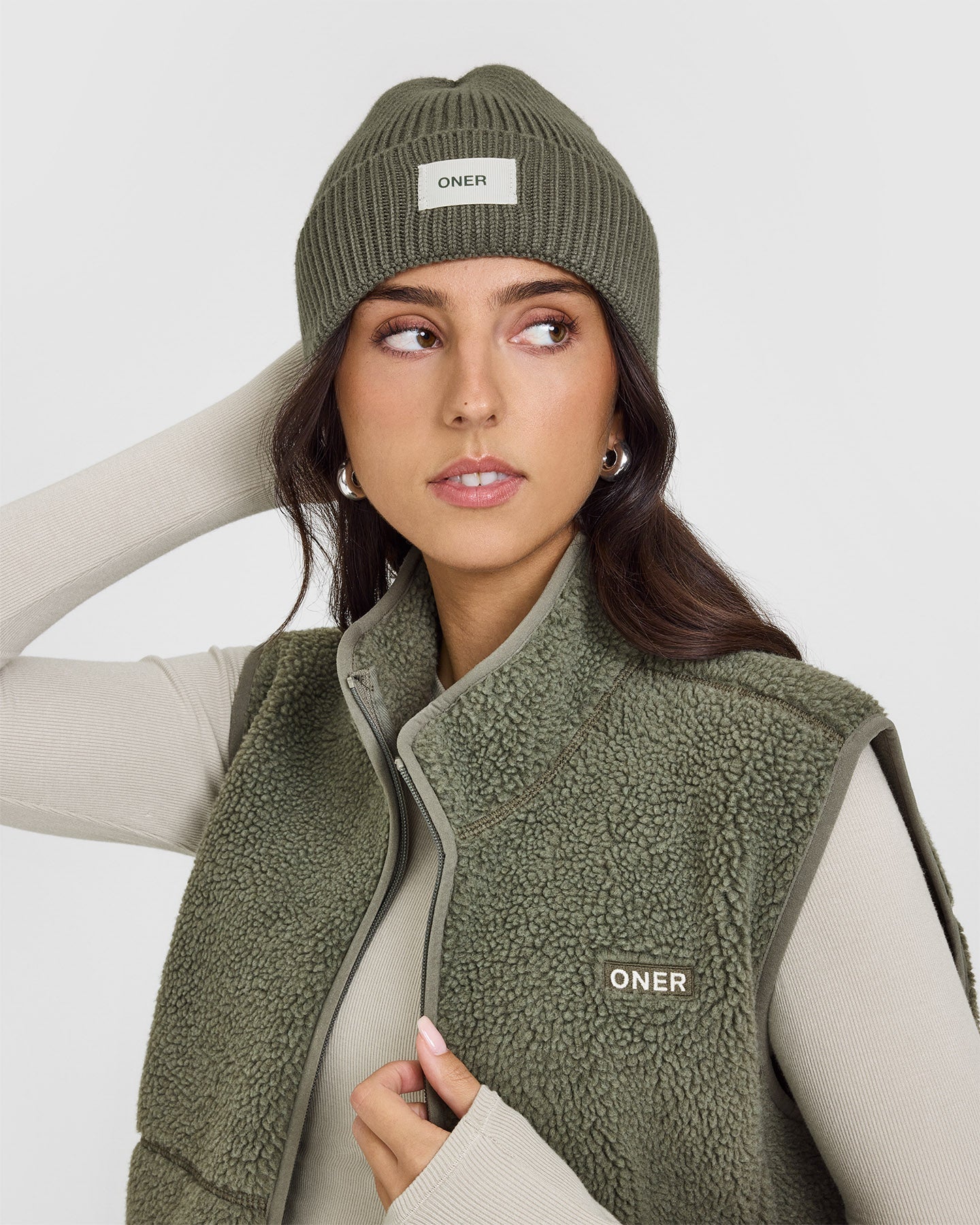 Oner Beanie - Alpine Green Winter Hat for Men & Women | Warm Knit Beanie for Outdoor Activities, Skiing, Hiking, and Cold Weather Fashion